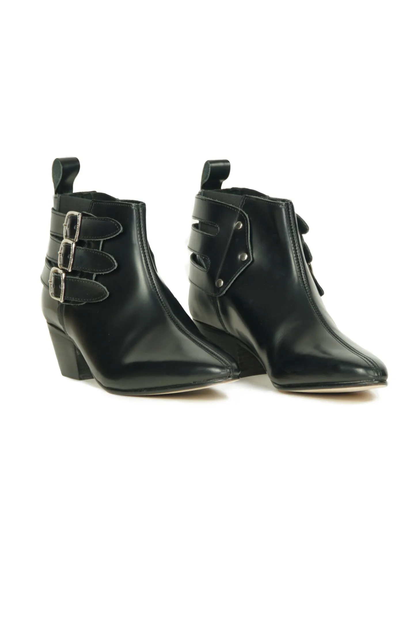 UNDERGROUND 3 BUCKLE ANKLE BOOT