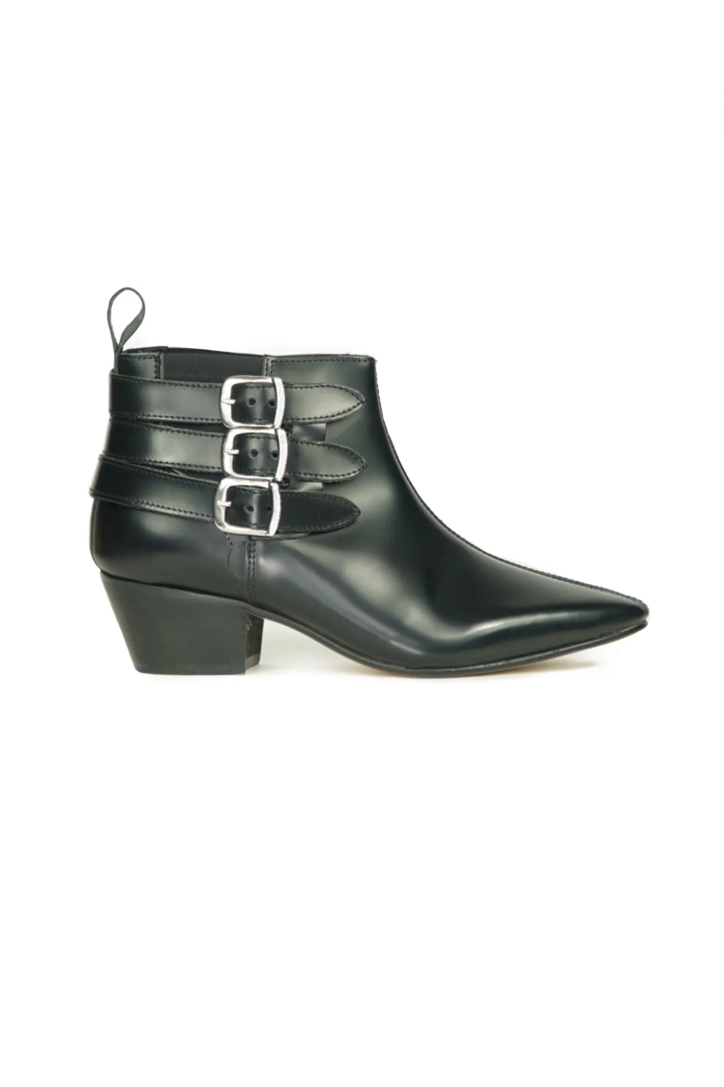 UNDERGROUND 3 BUCKLE ANKLE BOOT