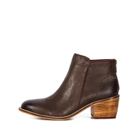 WILLOW BROWN ZIP BOOT