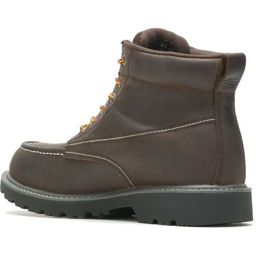 Wolverine Men's Floorhand 6 Soft Toe WP Work Boot -Coffee- W230025